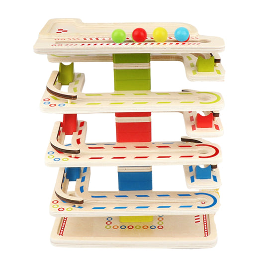 Wooden Marble Run Tower