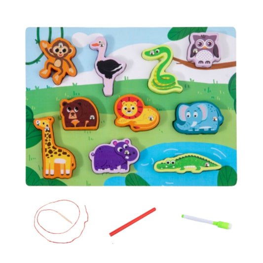 Magnetic Wooden Animal Puzzle
