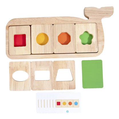 Montessori Colors & Shapes Matching Puzzle