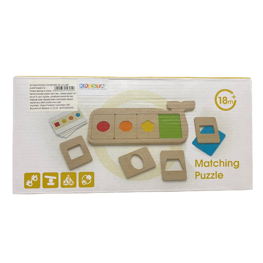 Montessori Colors & Shapes Matching Puzzle
