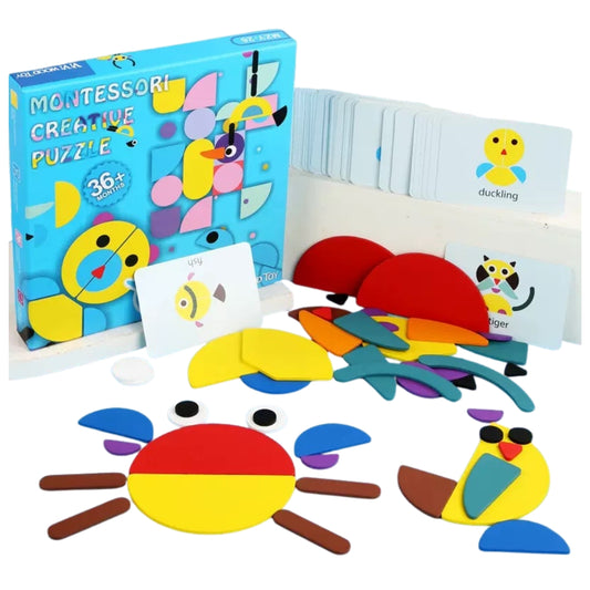 Creative Wooden Puzzle Set