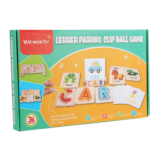 Letter Matching Bead Game