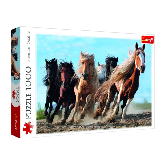 Trefl Puzzle 1000 Pieces – Galloping Horses
