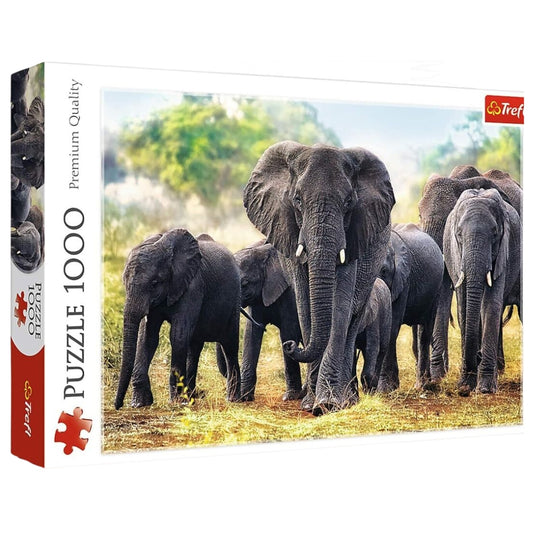Trefl African Elephants – 1000-Piece Puzzle