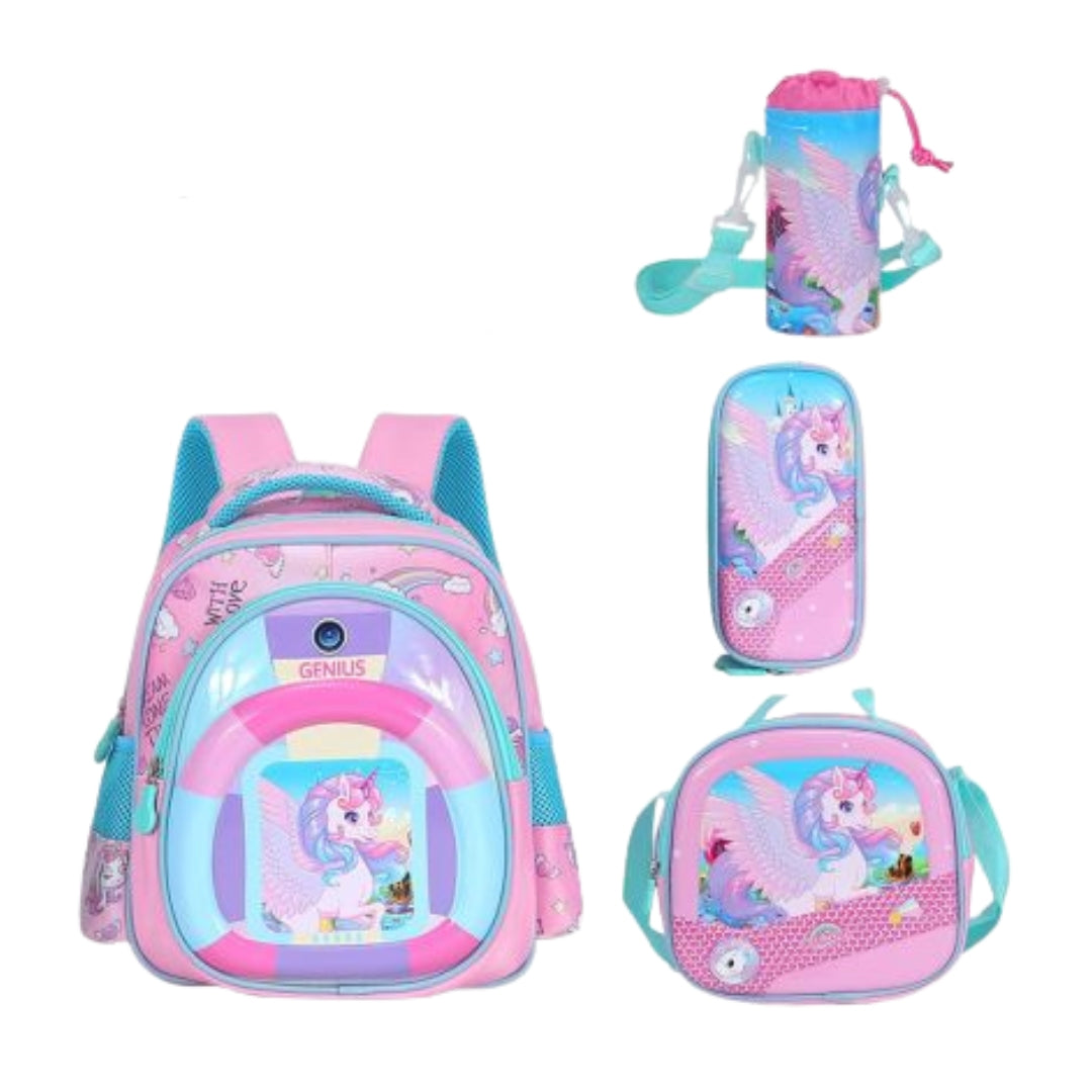 Backpack 12-inch Unicorn Set of 4