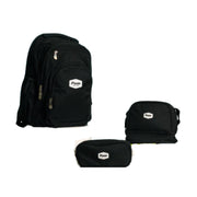 School Bag 18 Inches Balck Set of 3