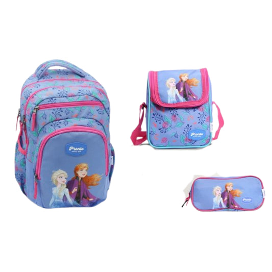 School Bag 17 Inches Set Frozen