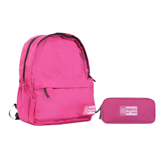 Pink School Bag with Pencil Case