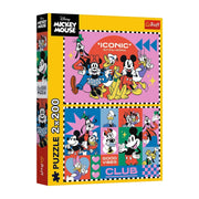 Trefl Mickey Mouse 2-in-1 Puzzle Set