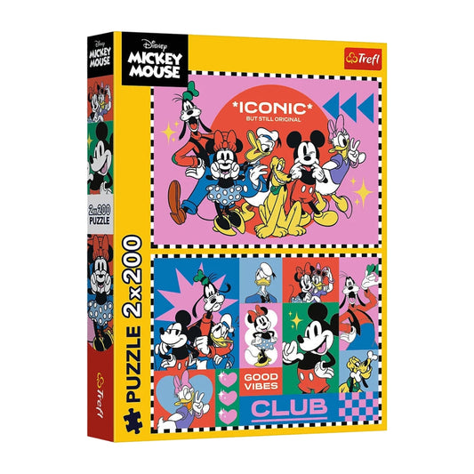 Trefl Mickey Mouse 2-in-1 Puzzle Set