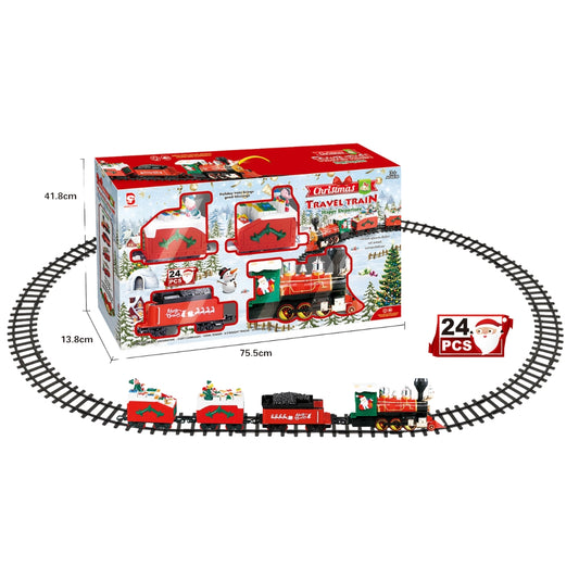 Christmas Track Train with Music and Lighting