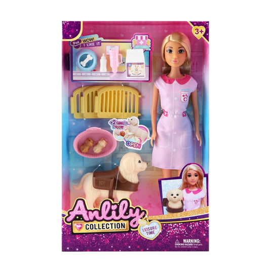 Anlily Veterinarian Doll with Pet