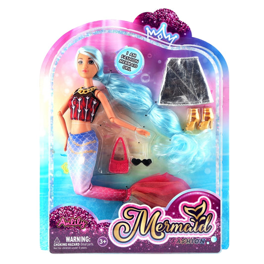 Anlily Mermaid Doll with Accessories