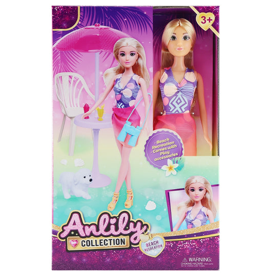 Anlily Beach Recreation Doll Set