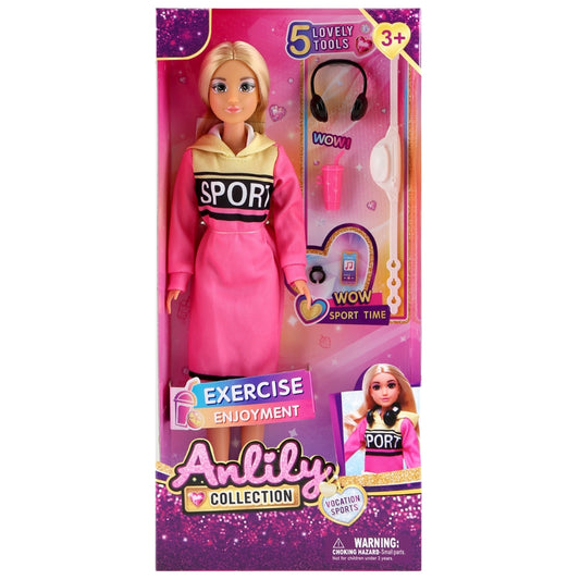 Anlily Vacation Sports Doll Set