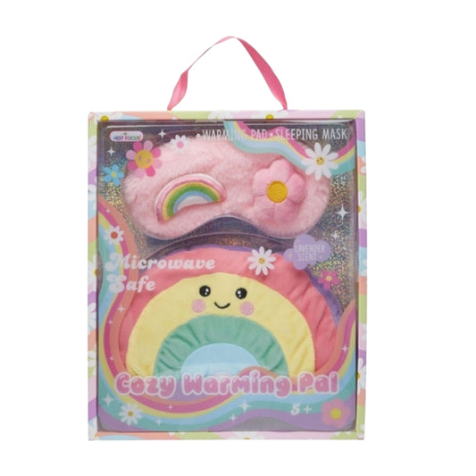 Cozy Warming Pal Rainbow with Sleeping Mask