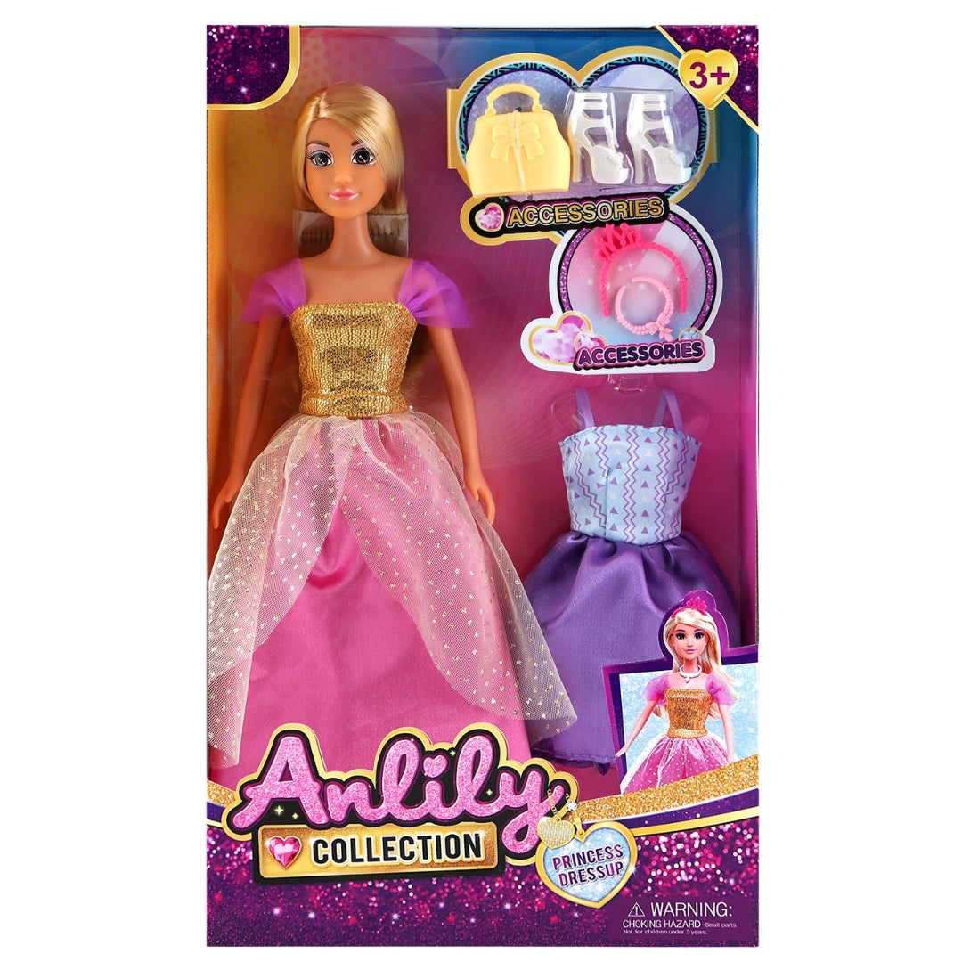 Anlily Princess Dress Up Doll Set