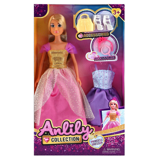 Anlily Princess Dress Up Doll Set