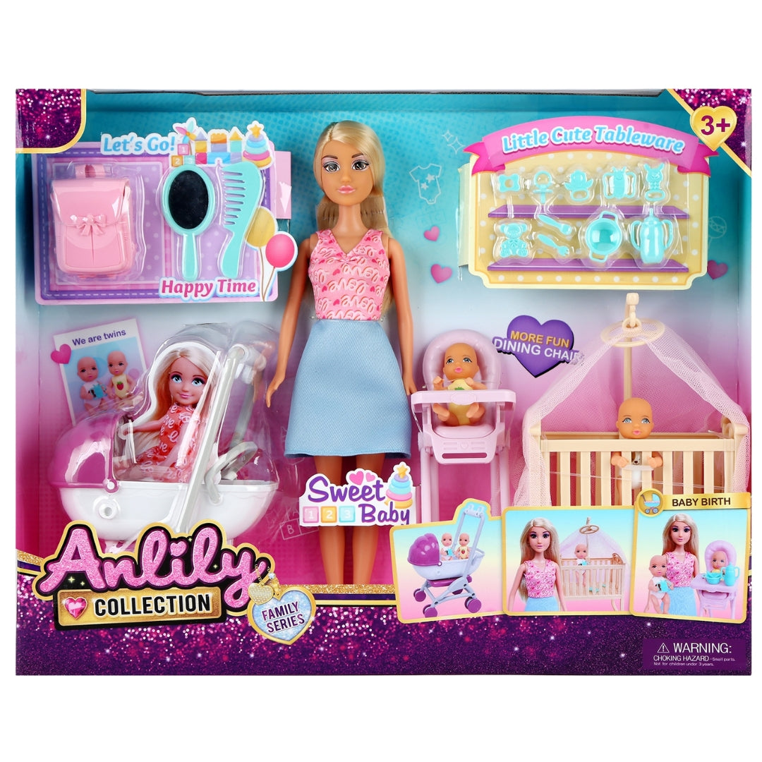Anlily Family & Baby Care Playset