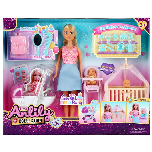 Anlily Family & Baby Care Playset