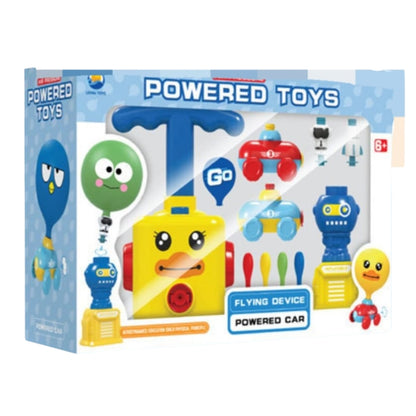 Air Pressure Powered Balloon Car Toy Set