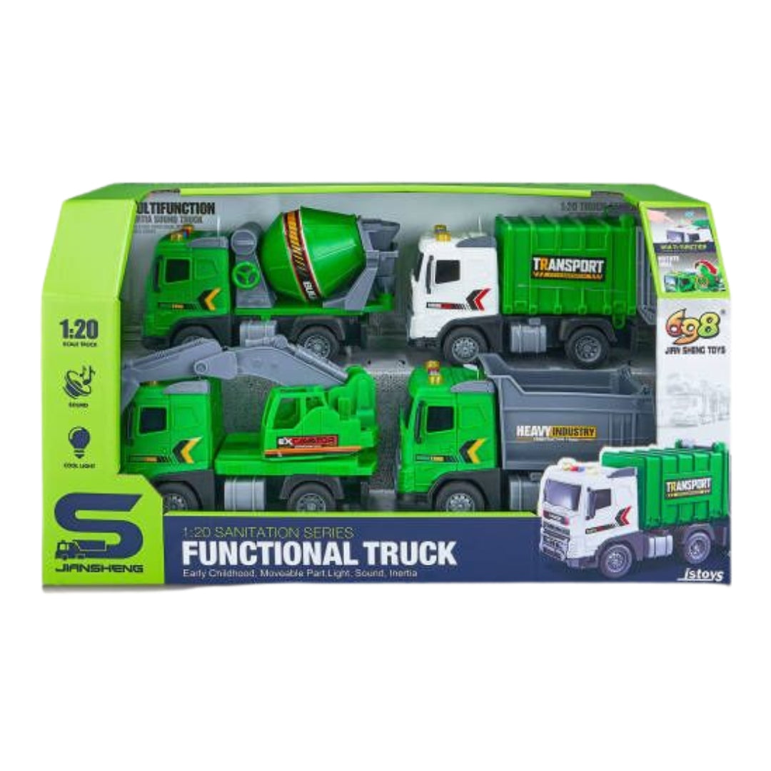 Small City Sanitation Vehicle Set
