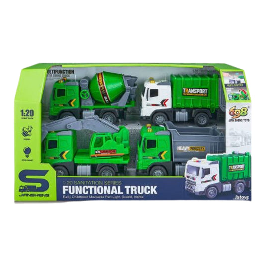Small City Sanitation Vehicle Set
