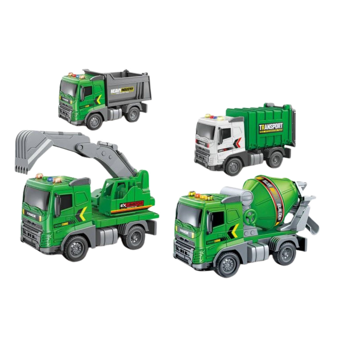 Small City Sanitation Vehicle Set