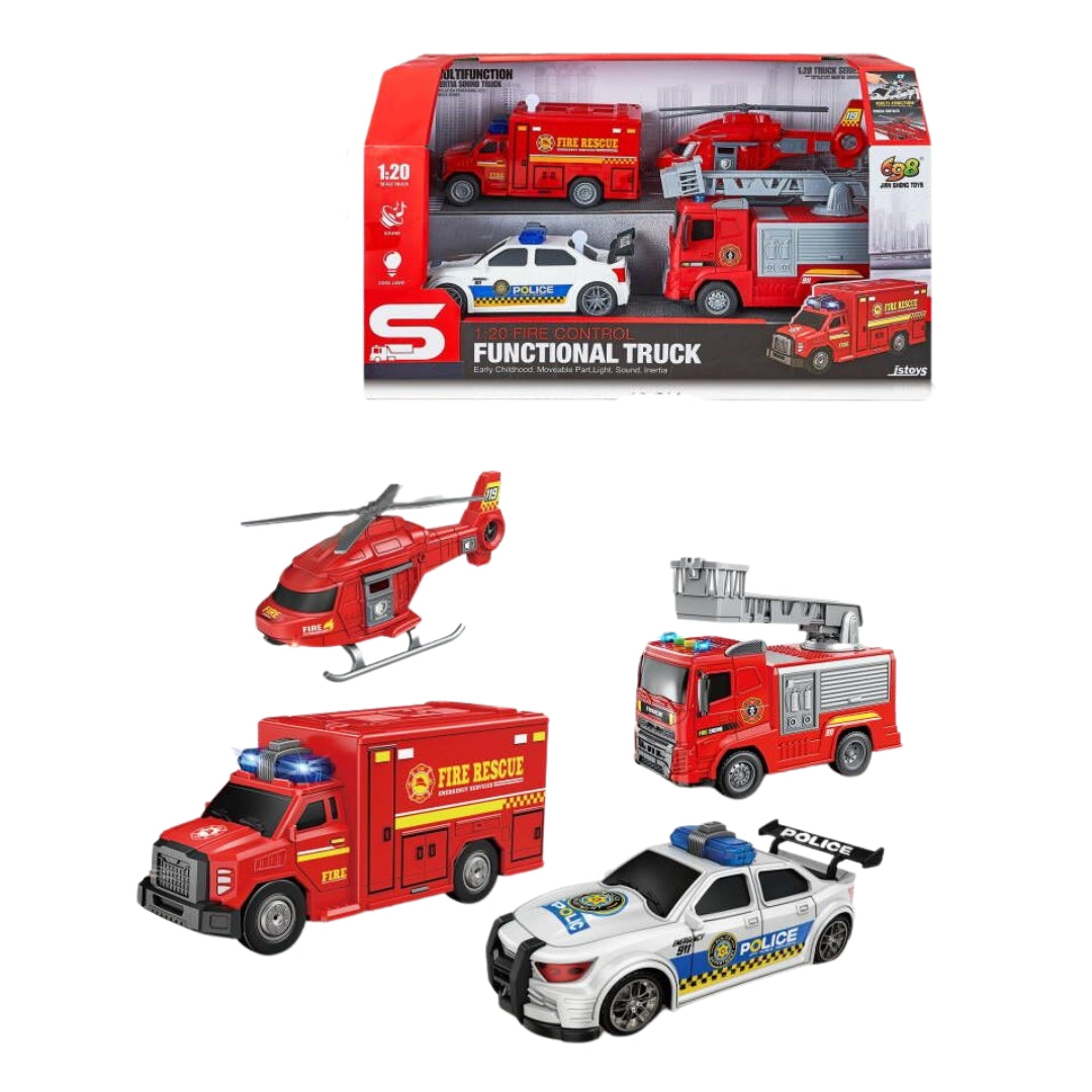 Small City Rescue Vehicle Set