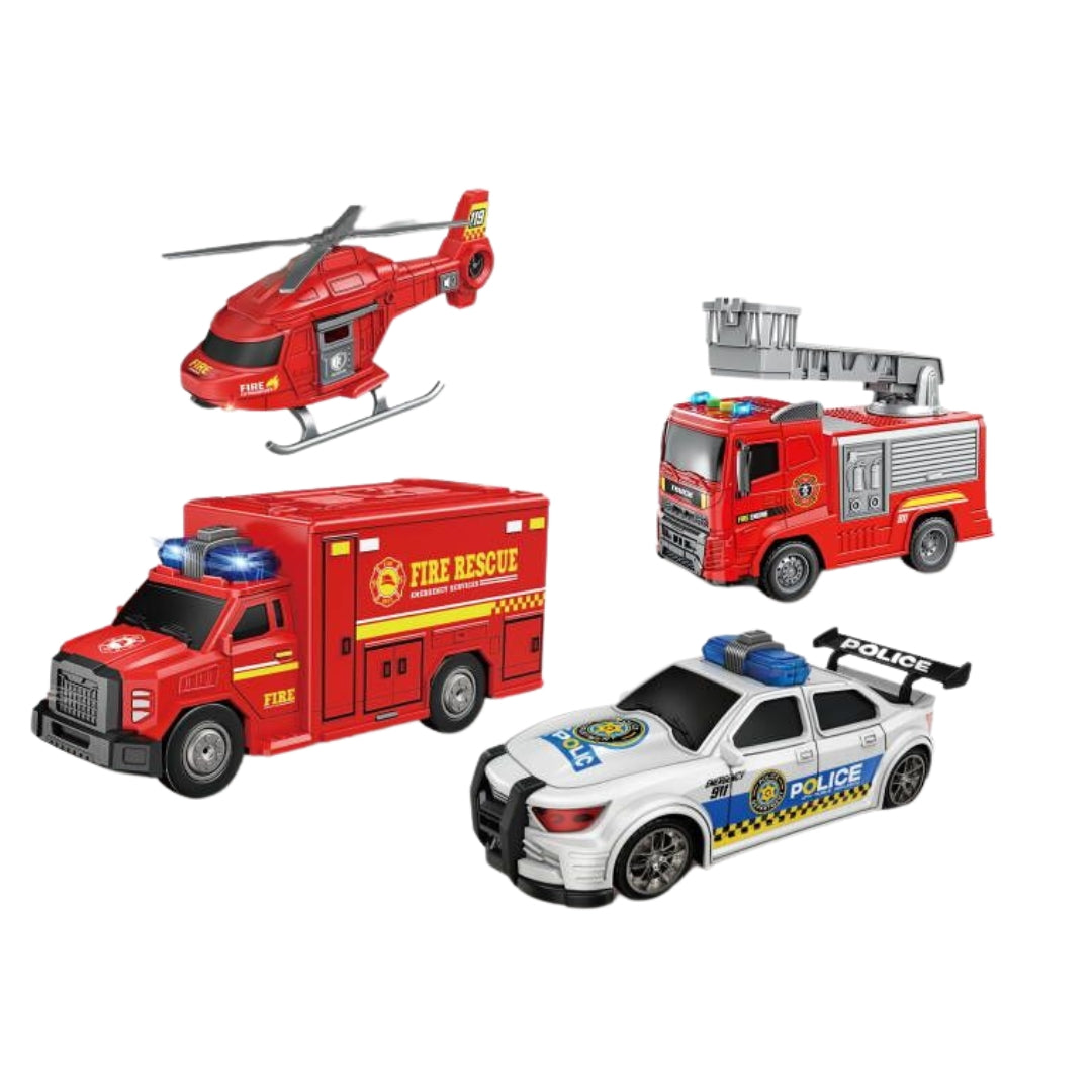 Small City Rescue Vehicle Set