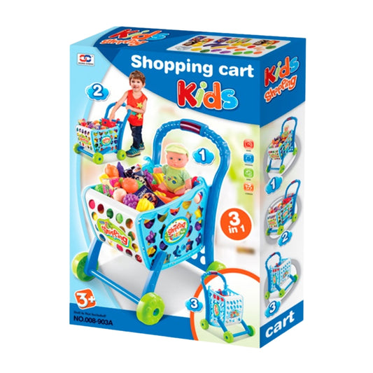 Kids Shopping Cart Set
