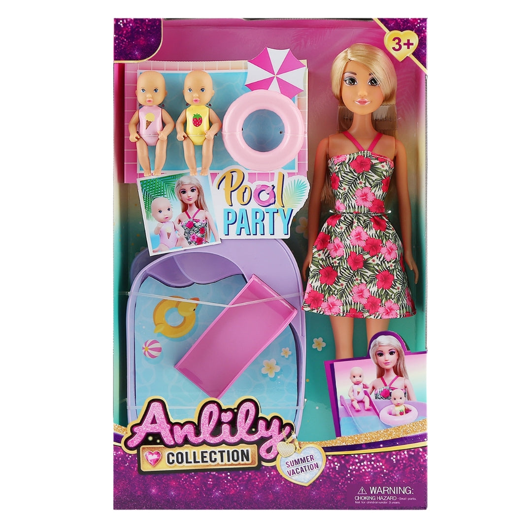 Anlily Pool Party Doll Set