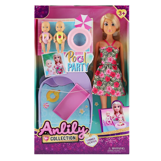 Anlily Pool Party Doll Set