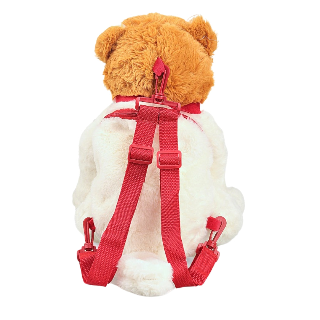 Fluffy Puppy Backpack with Music & Interactive Features Brown
