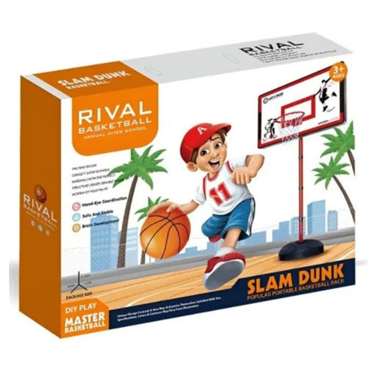 Adjustable Metal Basketball Hoop Set