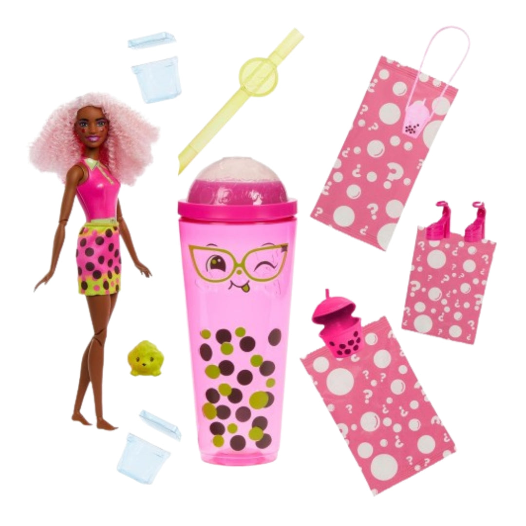 Barbie Pop Reveal Bubble Tea Red Fruits Doll