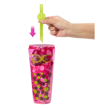 Barbie Pop Reveal Bubble Tea Red Fruits Doll