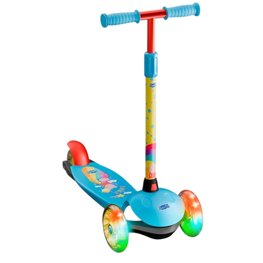 Peppa Pig 3-Wheel Led Adjustable Scooter
