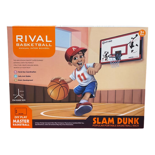 Hanging Basketball Board with Iron Frame and Score Counter