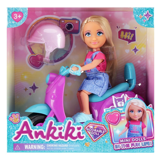 Ankiki Adorable Doll with Mini Scooter