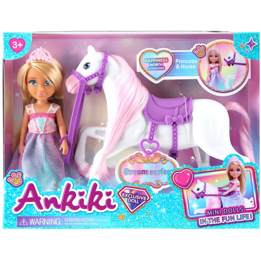 Ankiki Dream Series Mini Doll & Horse Playset