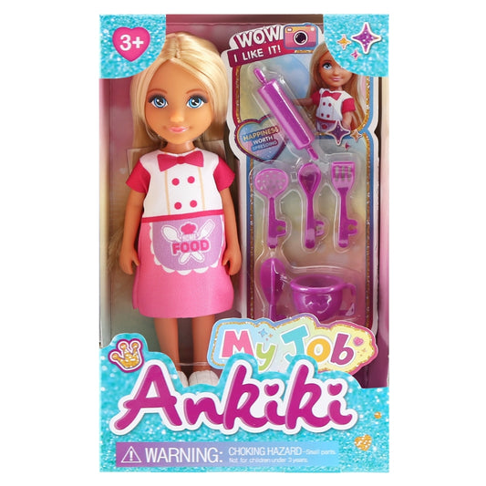 Ankiki Mini Doll with Chef Accessories