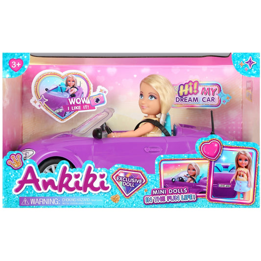 Ankiki Dream Car Mini Doll Playset