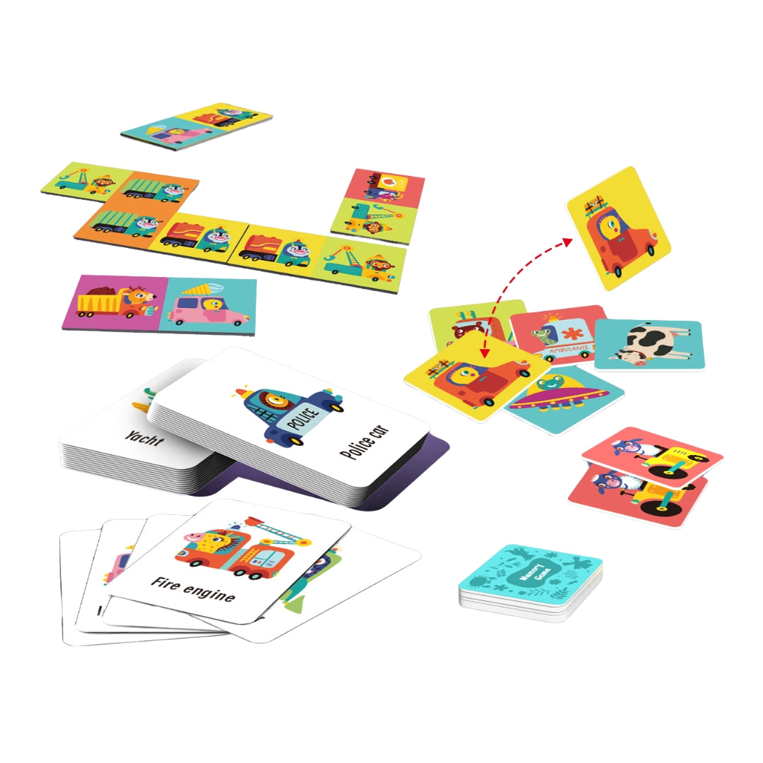 4 in 1 Traffic Funny Games Set