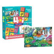 4 in 1 Dinosaur Funny Games Set