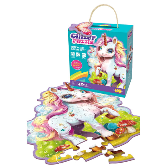 Glitter Unicorn 45 Piece Puzzle