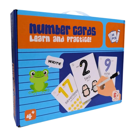 Number Tracing Cards with Erasable Pen
