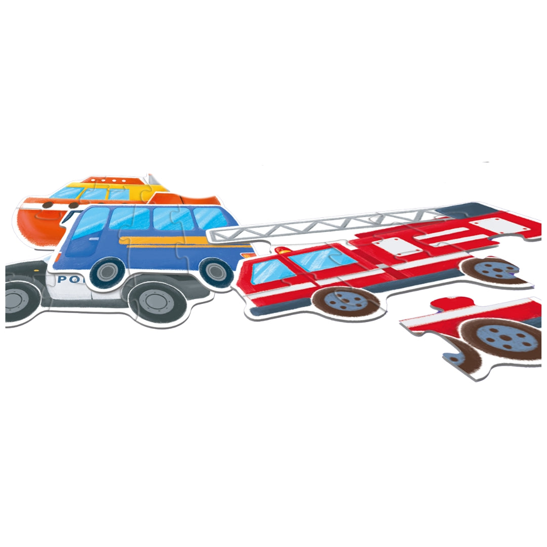 Transport Vehicles Puzzle Set