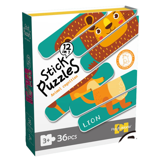 Animal Stick Puzzle Set