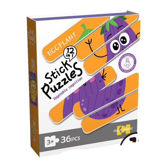 PlayfulMario Vegetable Stick Puzzle
